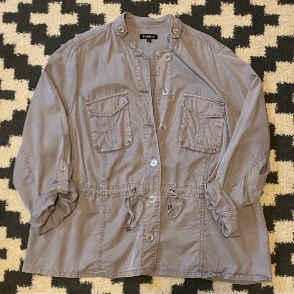 TORRID Women’s Light Jacket Grey Size 2